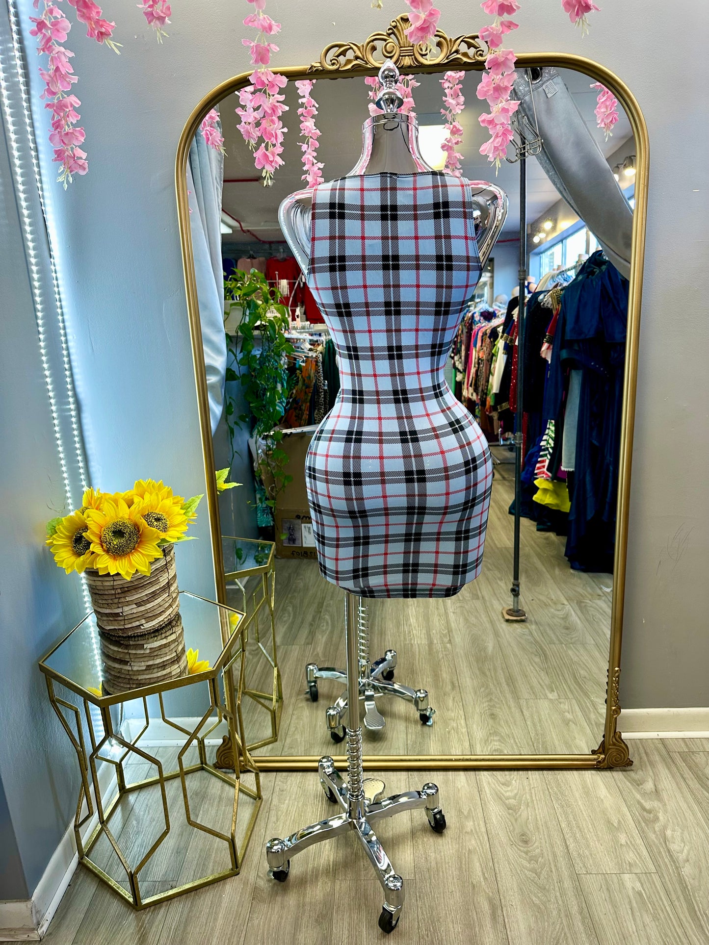 Show That Flesh Dress (Blue)