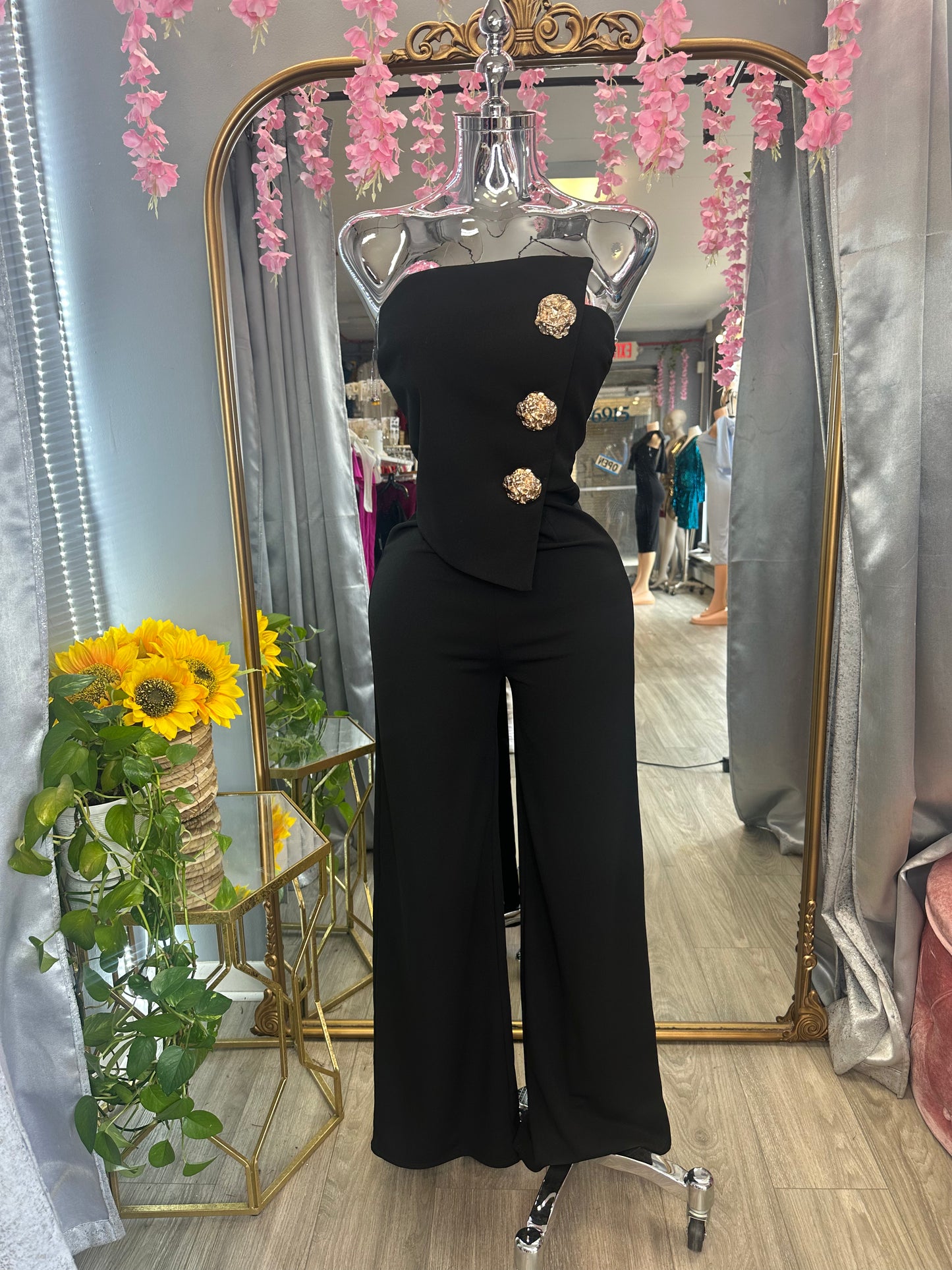 Ximena Jumpsuit (Black)