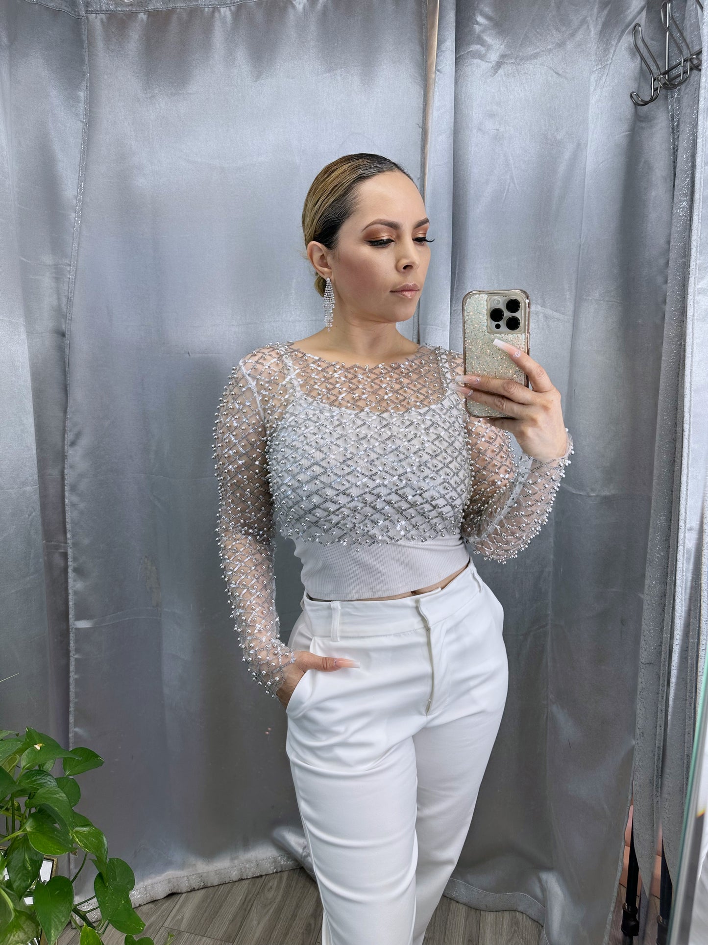 Leslie Top (Silver)
