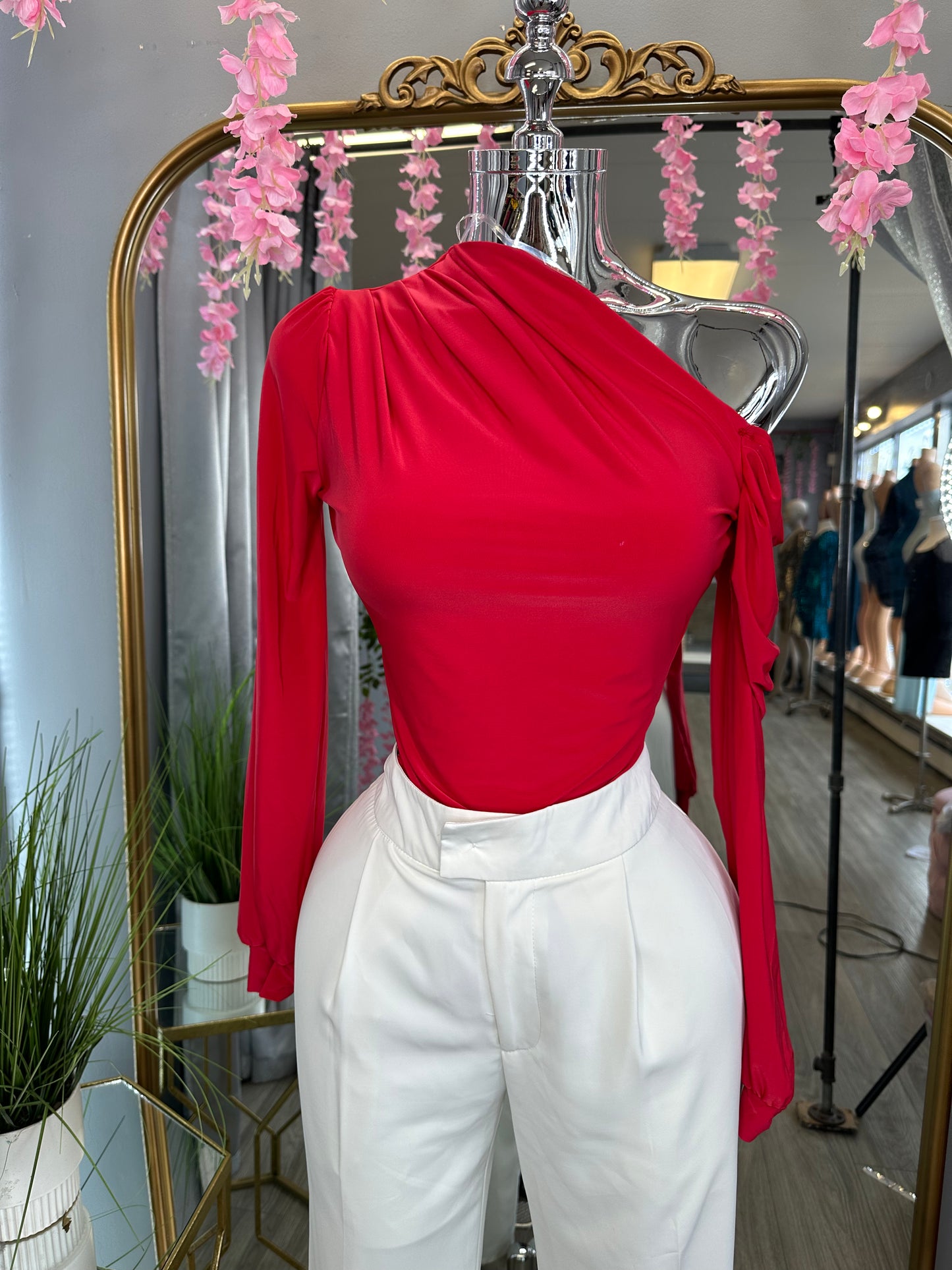 Mónica Bodysuit (Red)