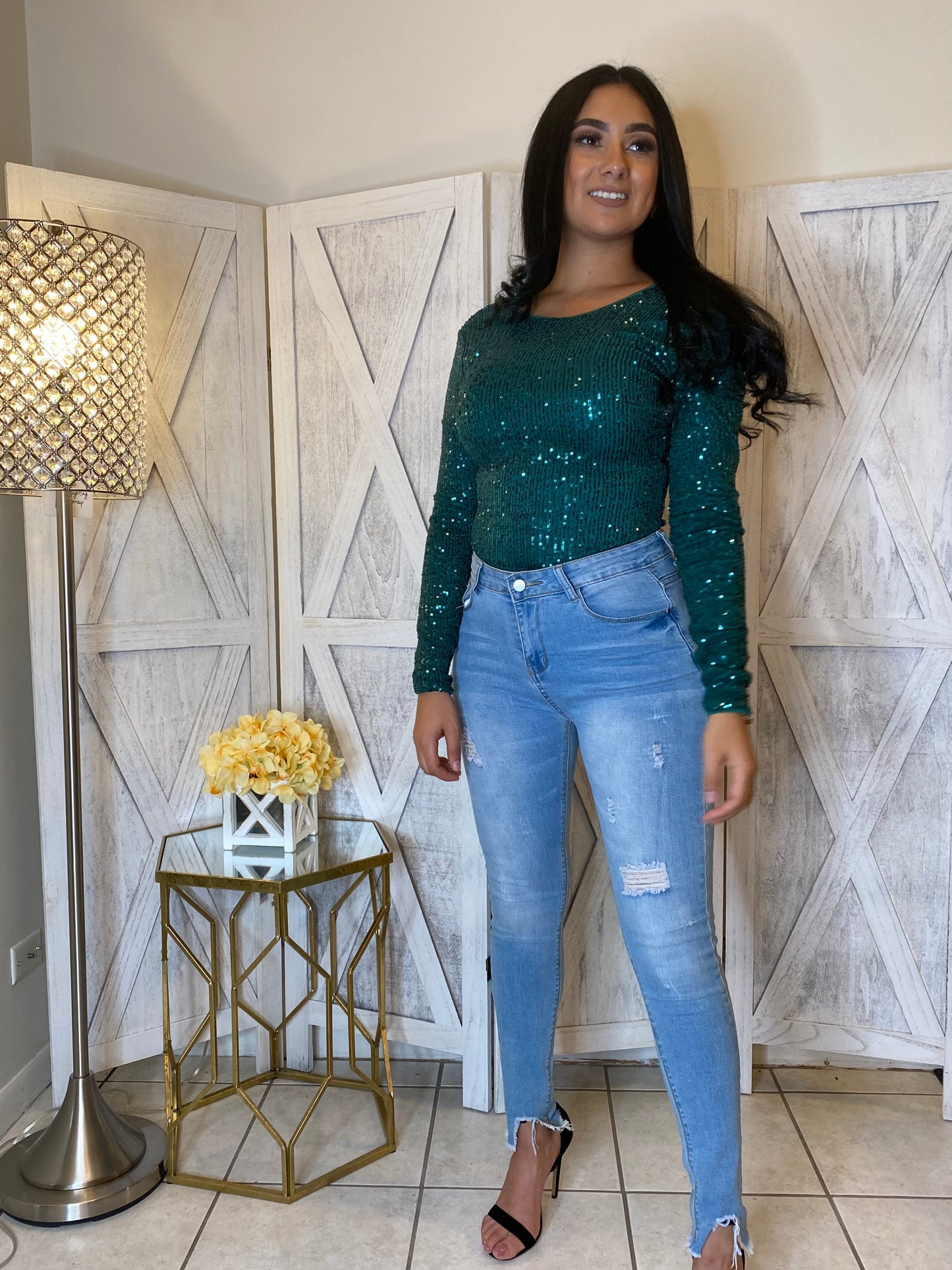 Naila Bodysuit (Green)