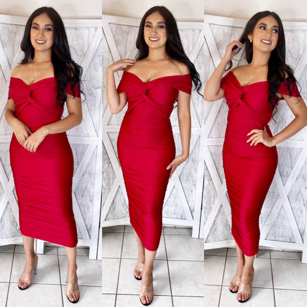 Gali Dress (Red)