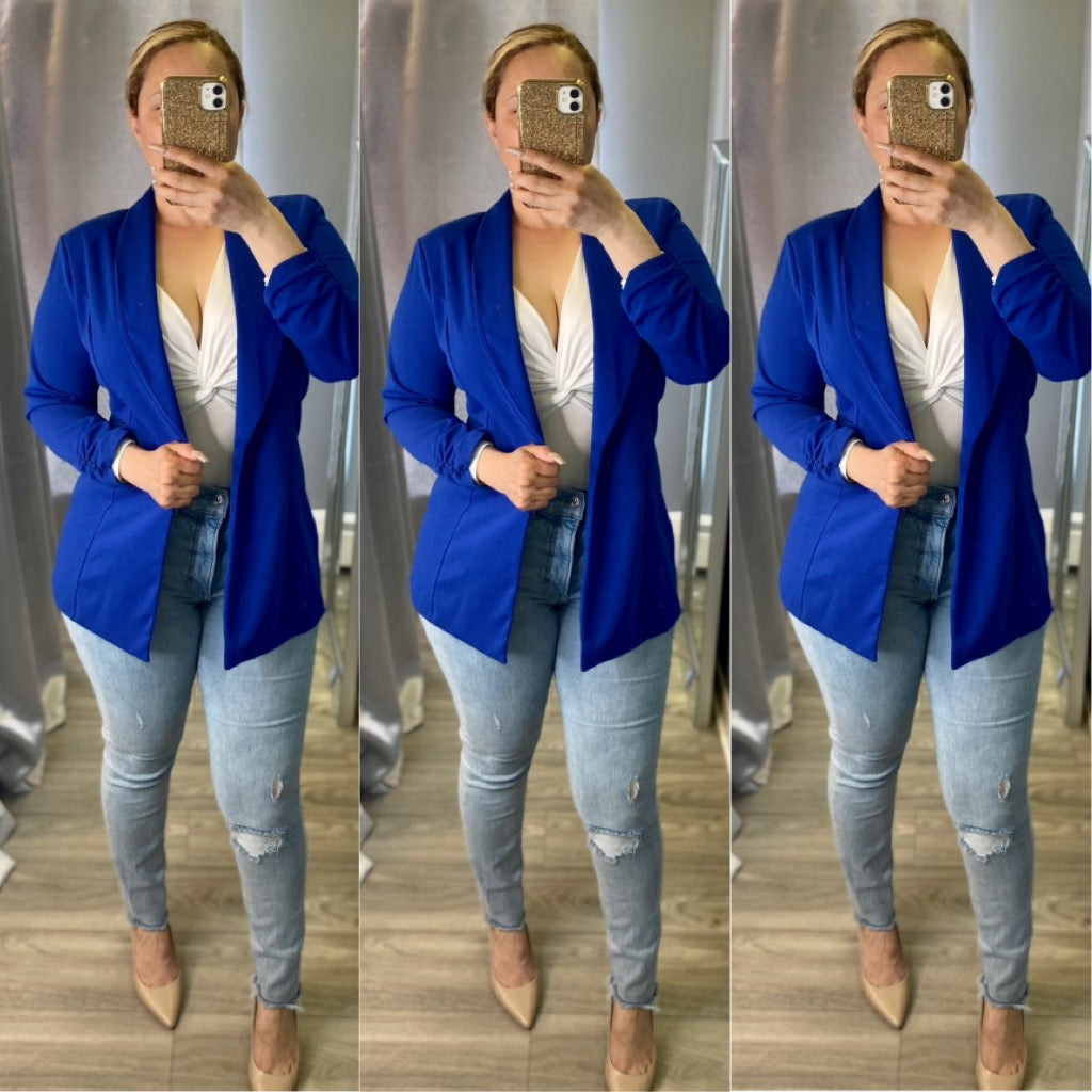 Julian Boyfriend Blazer (Royal)