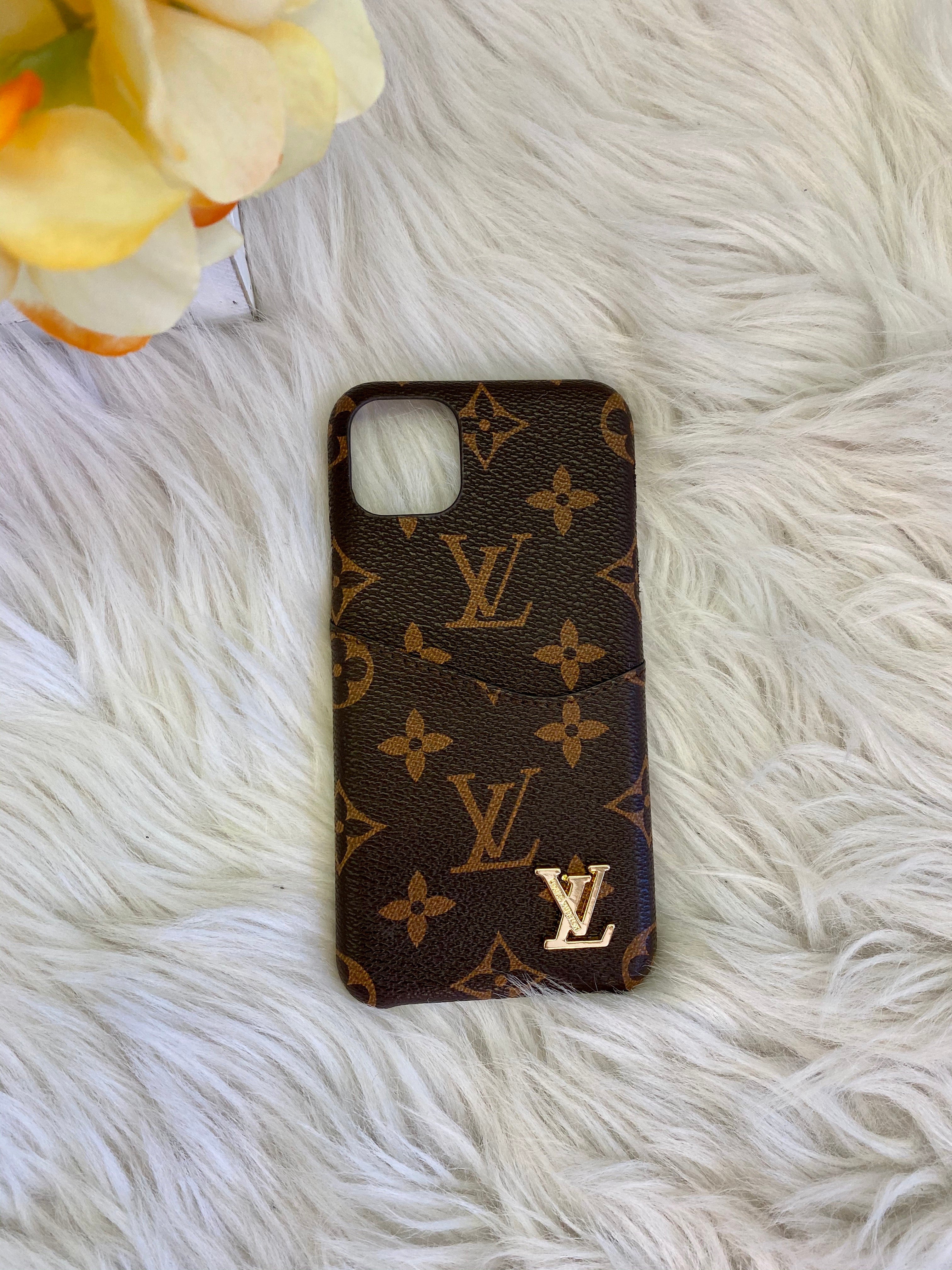 Brown LV Louis Vuitton Luxury High End Apple iPhone Case – Royalty High  Fashion