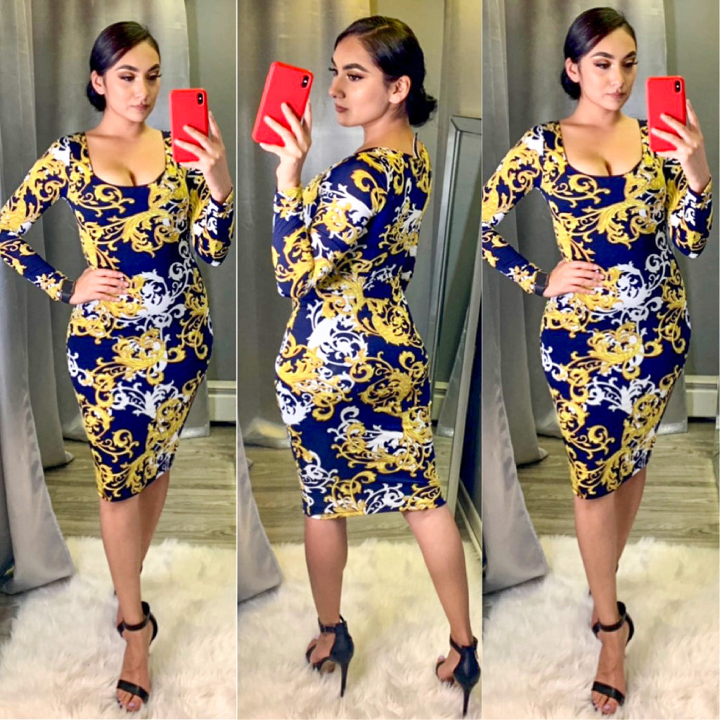 Kassidy Dress (Navy)