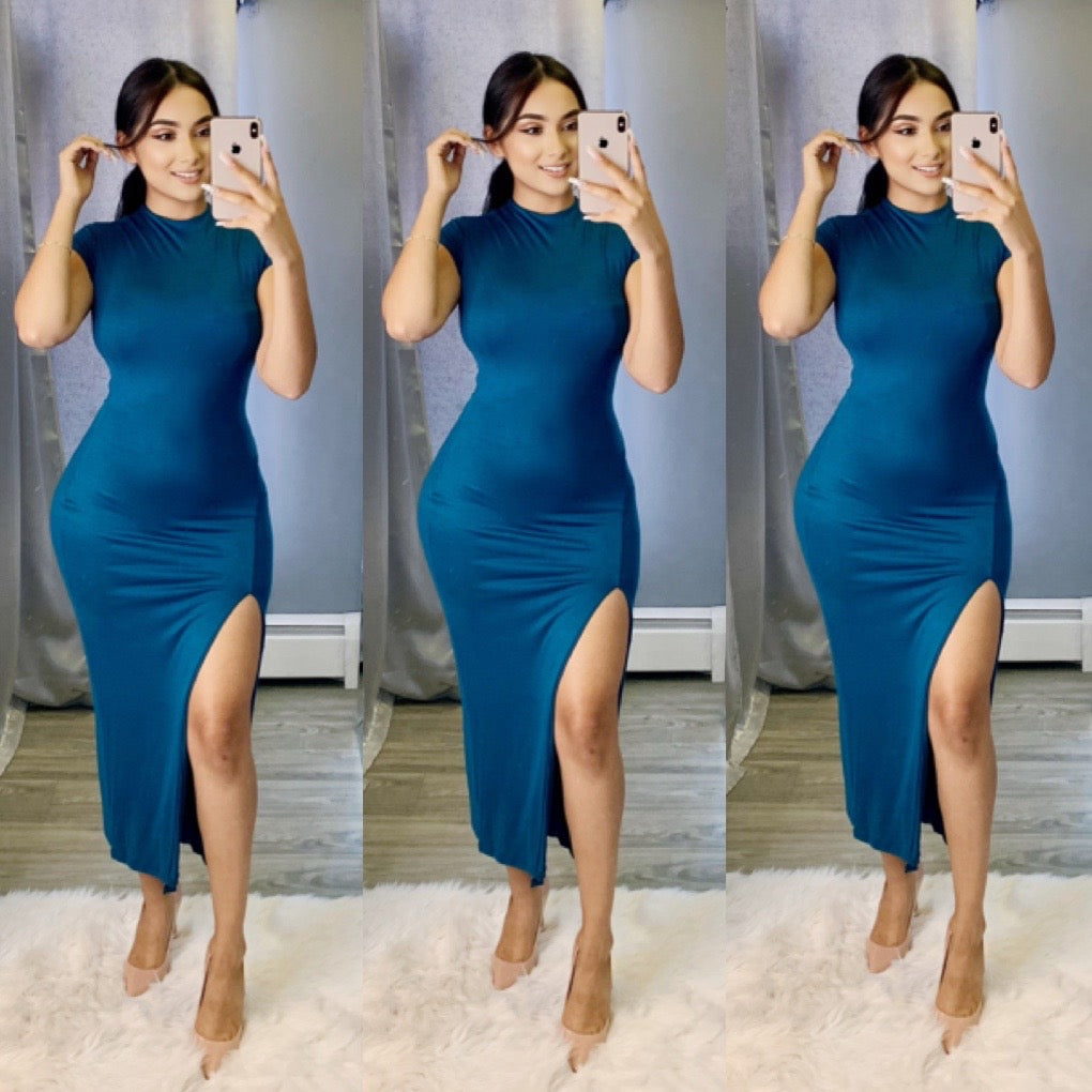 Carlota Dress (Teal)