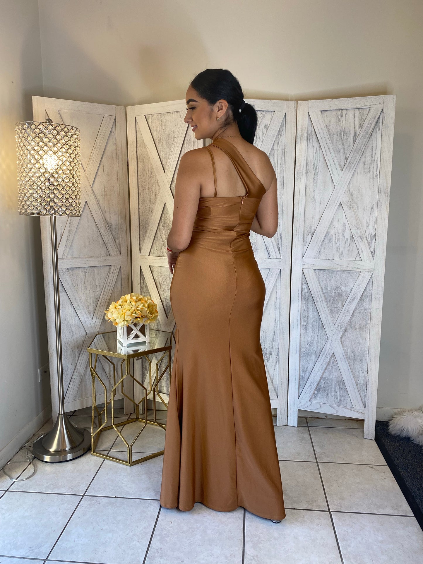 Odette Maxi Dess (Mocha)