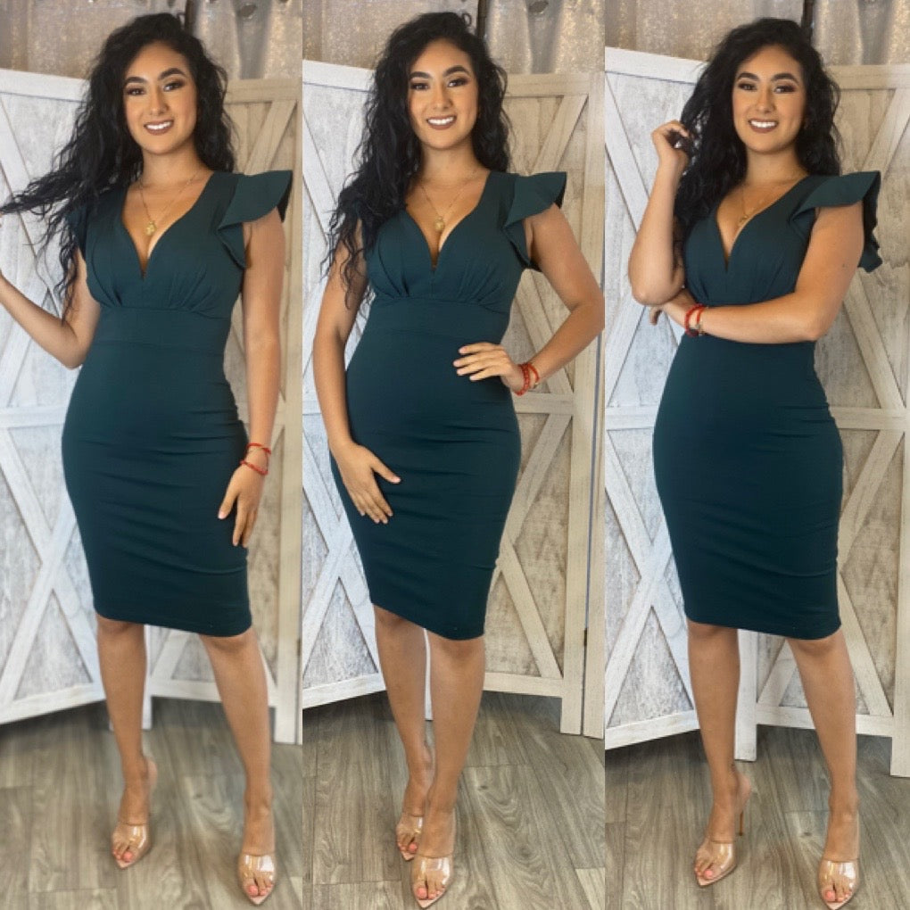 Yaleni Dress (H Green)