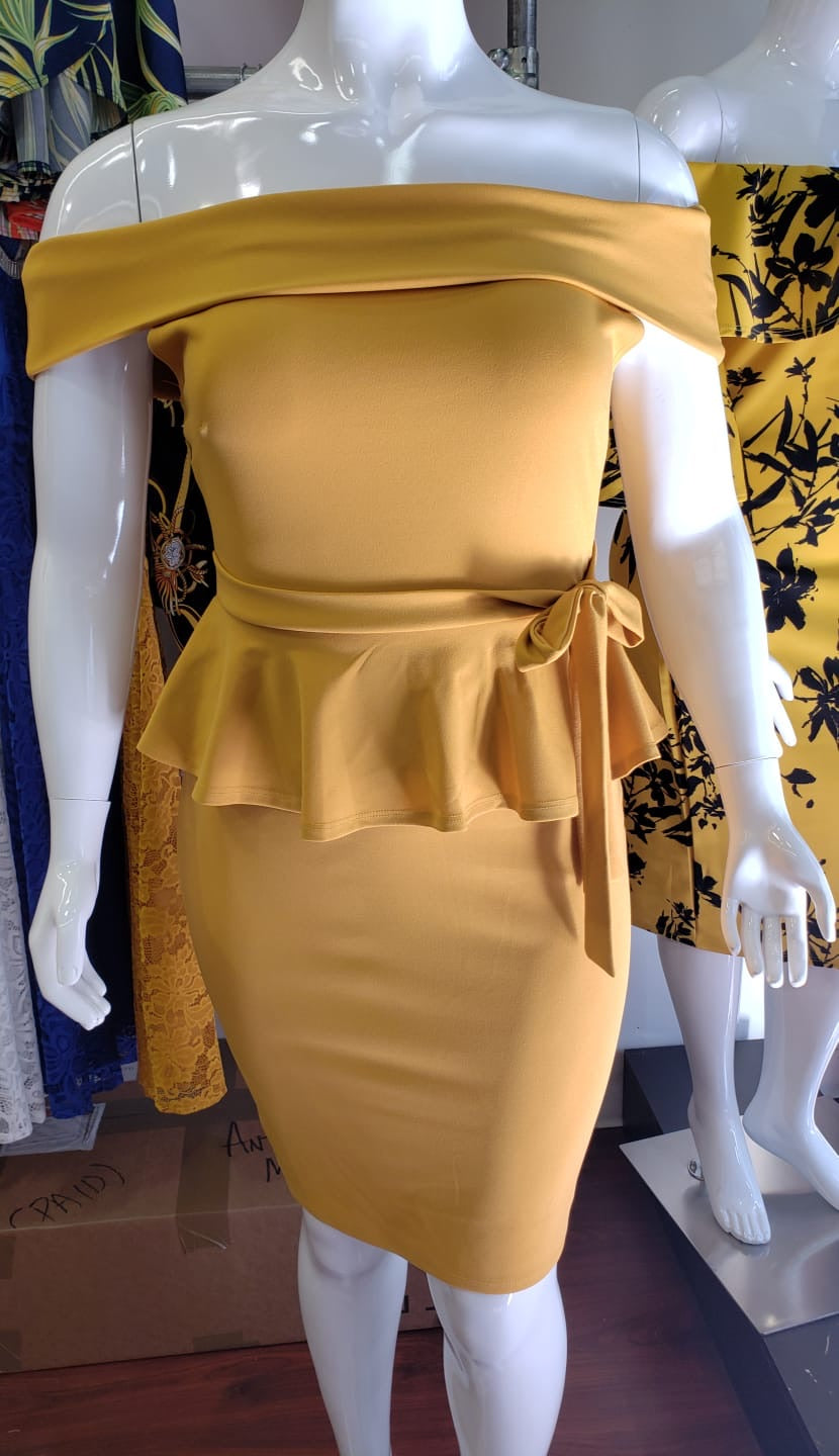 One Sweet Day Dress (Mustard)