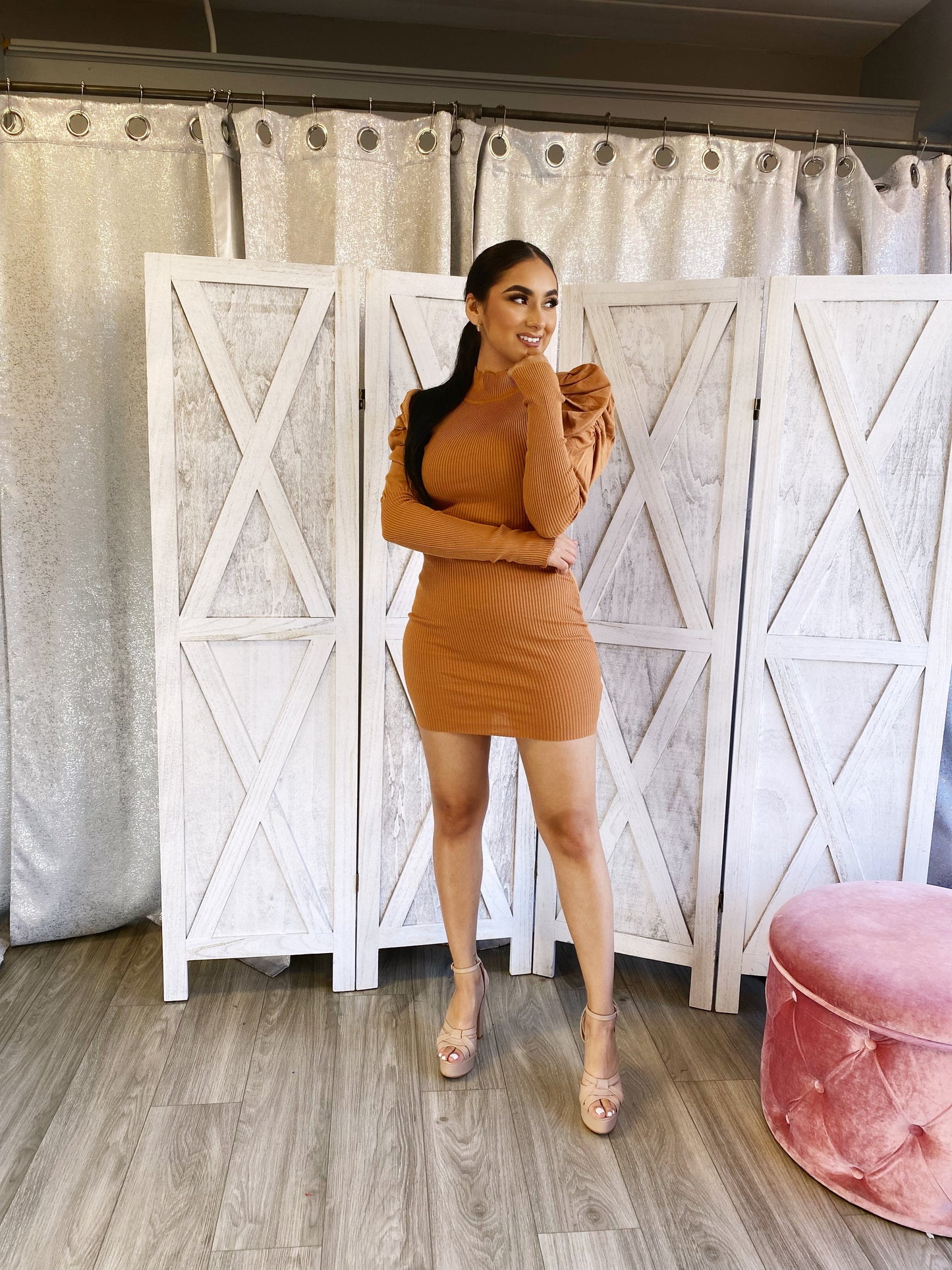 Gabriela Dress (Caramel)