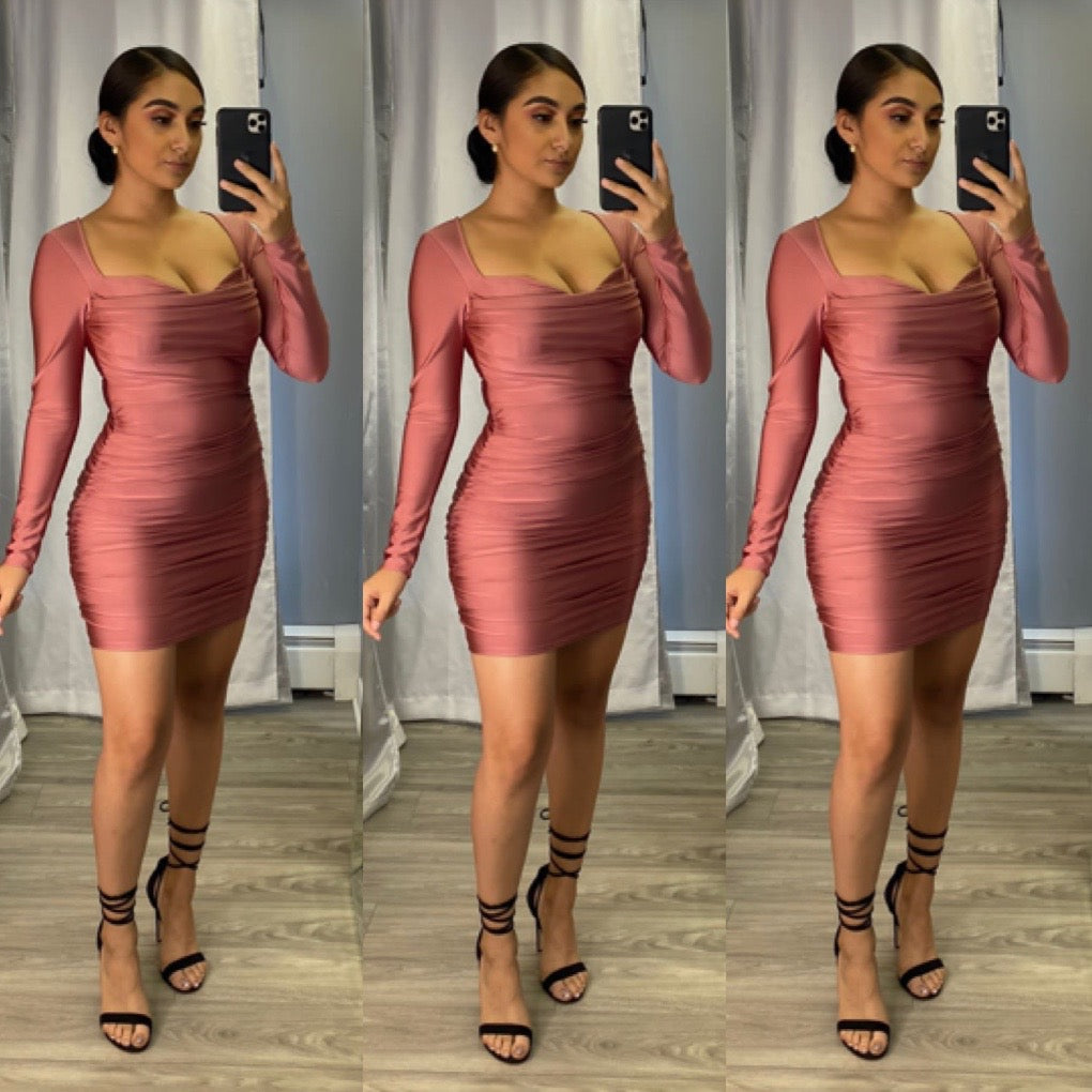 Sophia Dress (Mulberry)