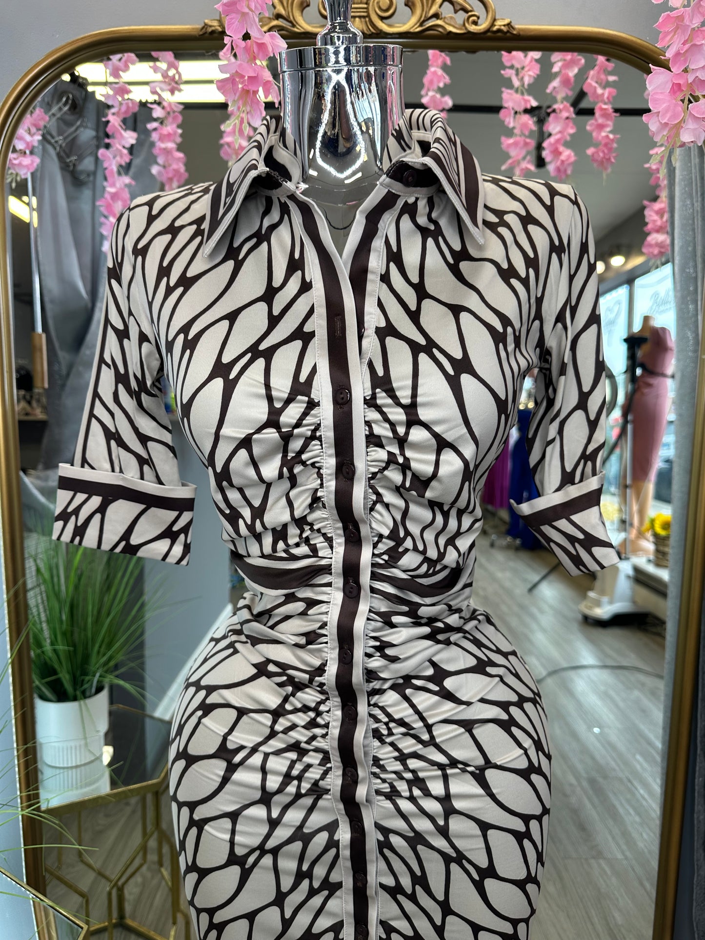 Nareidy Dress (Brown)