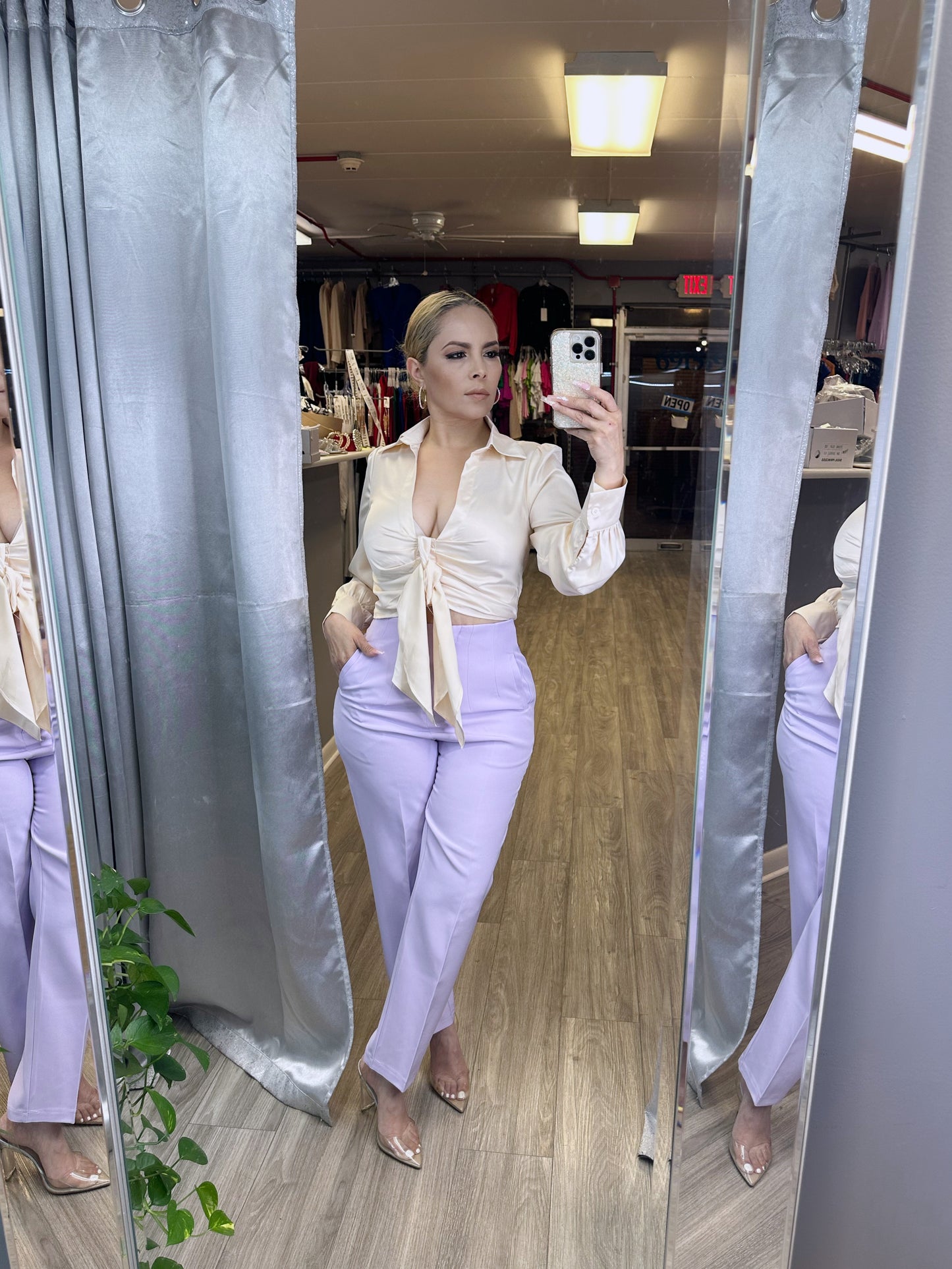 Modern Chic Pants (Lavender)