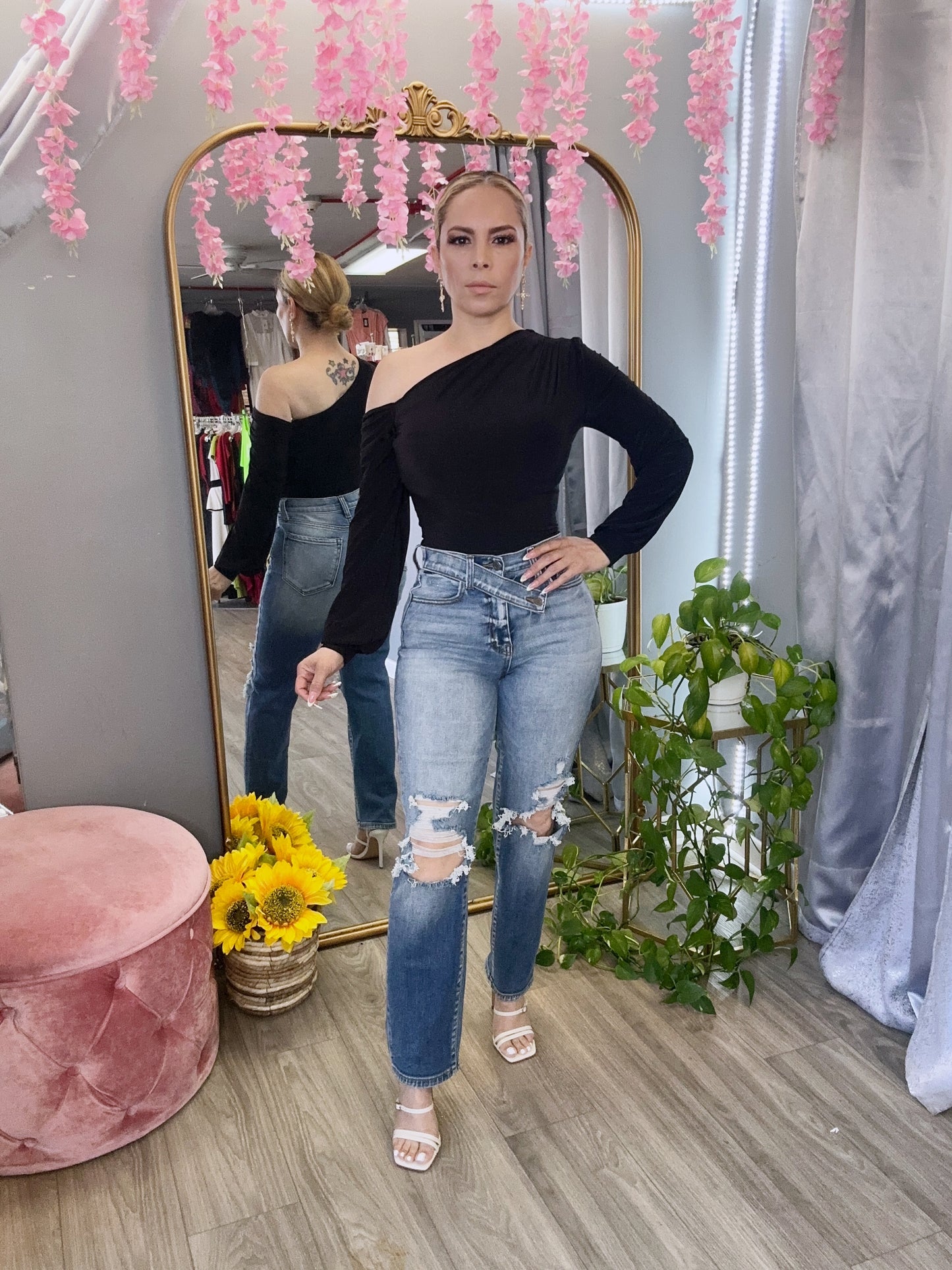 Mónica Bodysuit (Black)