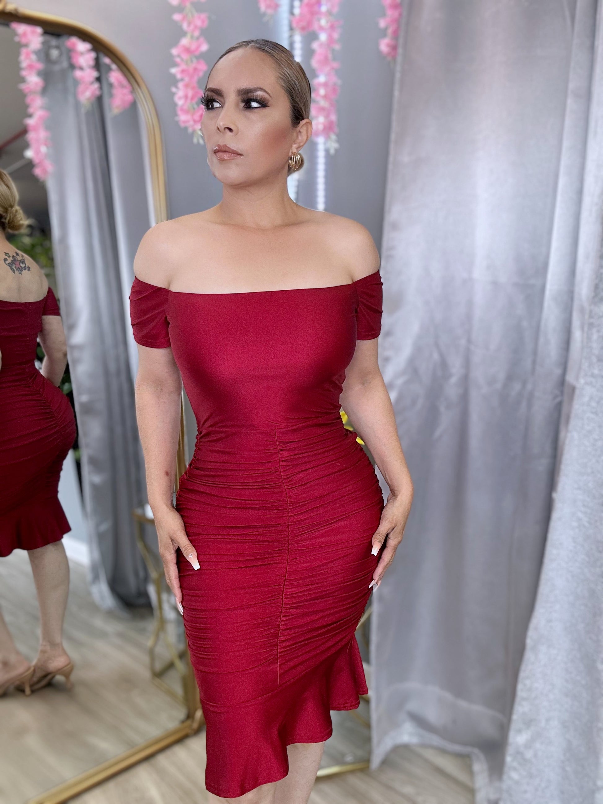 red dress for first date Red Hot Date Night Dress