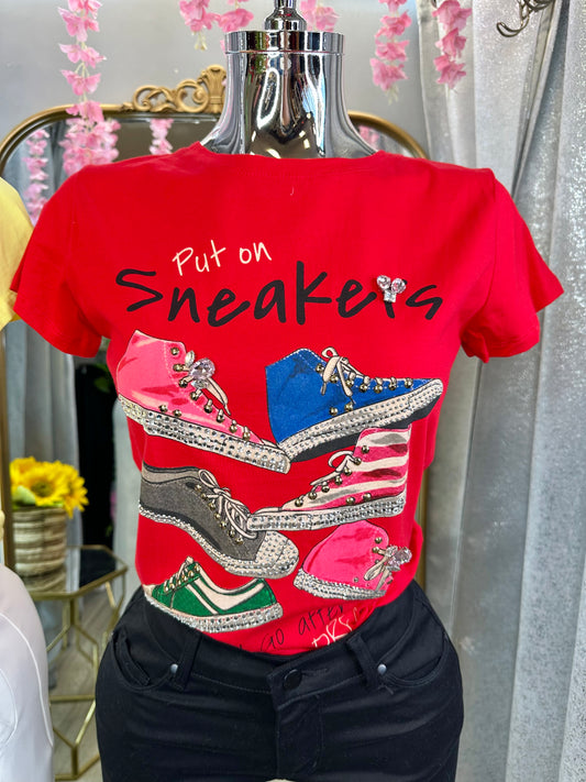 Sneakers Shirt (Red)