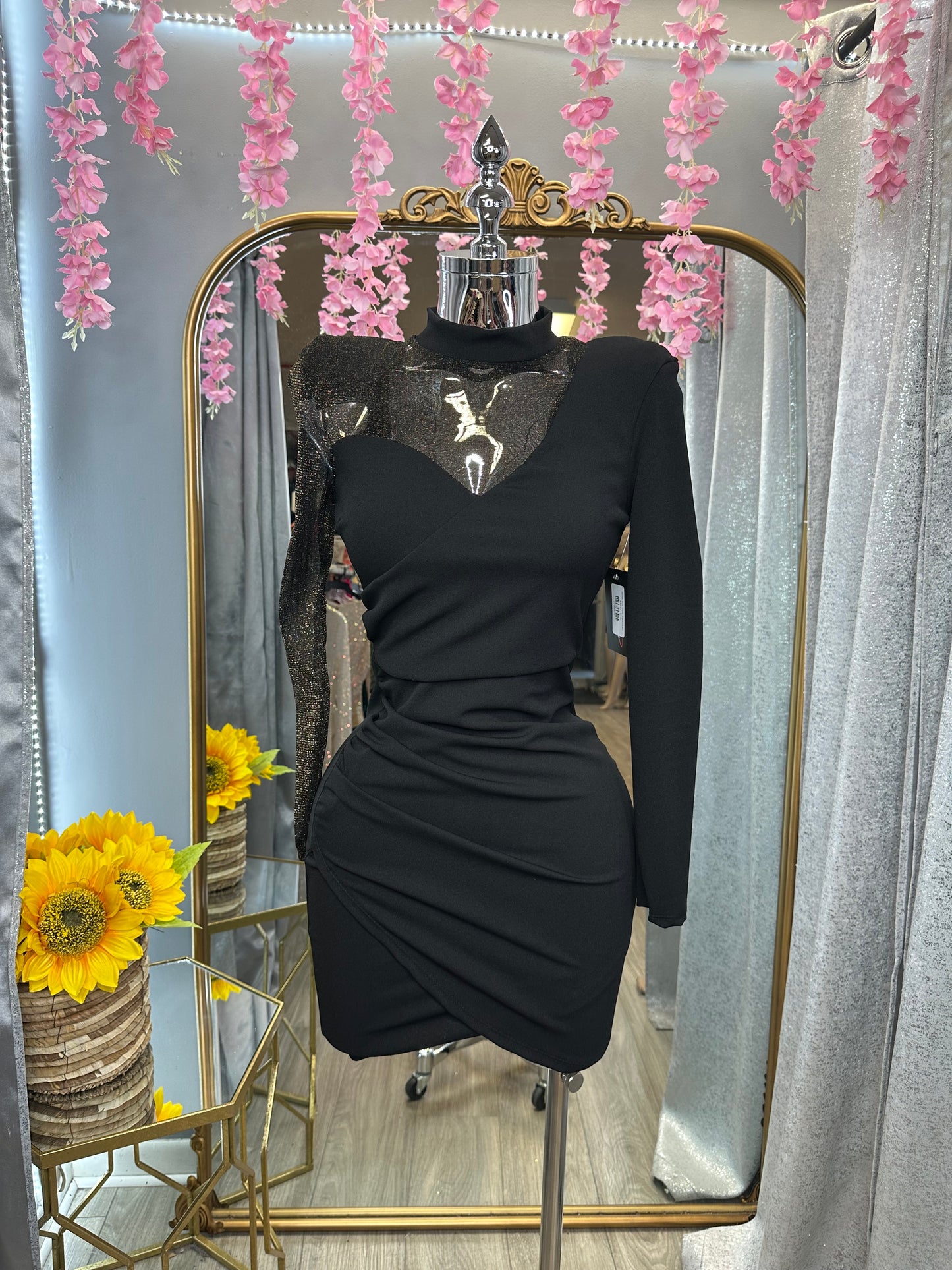 Gentle Soul Dress (Black/Gold)