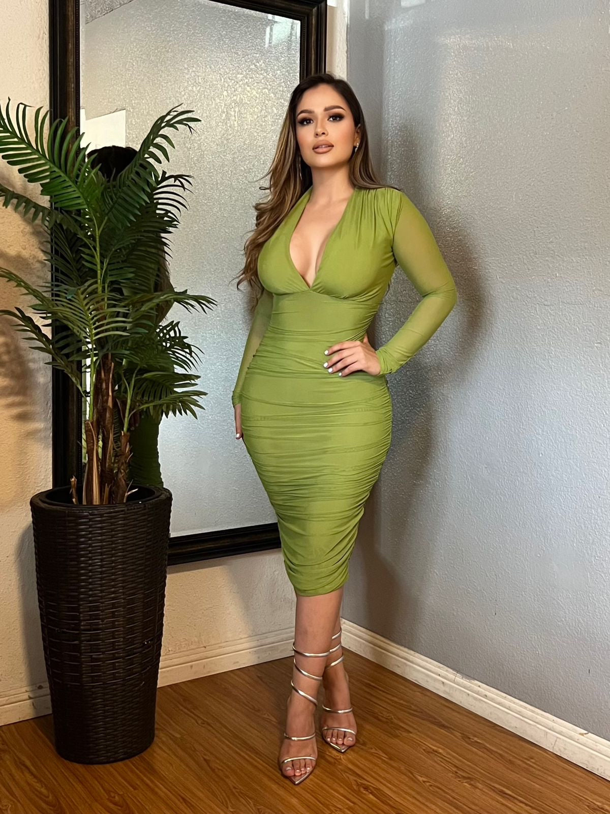 Ziana Dress (Apple Green) Bellisima Fashion Boutique Ziana Dress (Apple Green) Bellisima Fashion Boutique