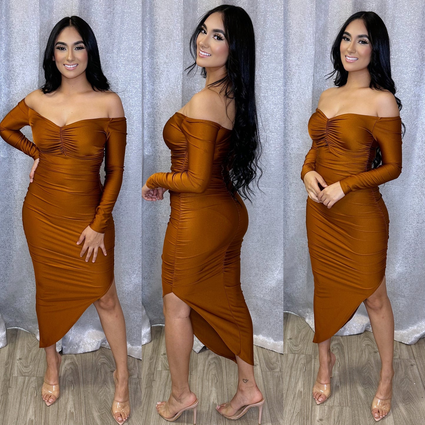 Carlina Dress (Copper)