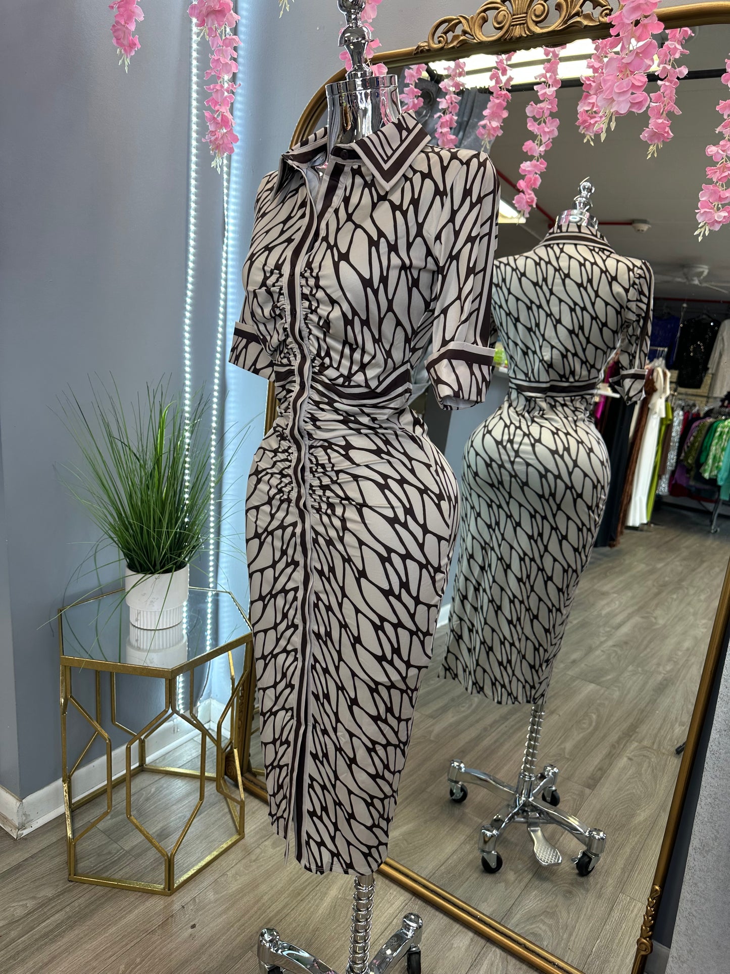 Nareidy Dress (Brown)