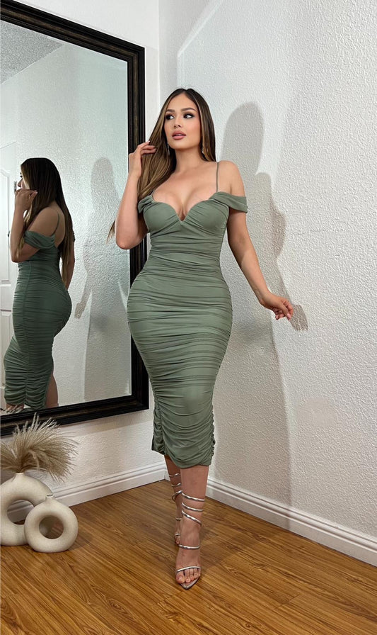 Klarissa Dress (Sage)