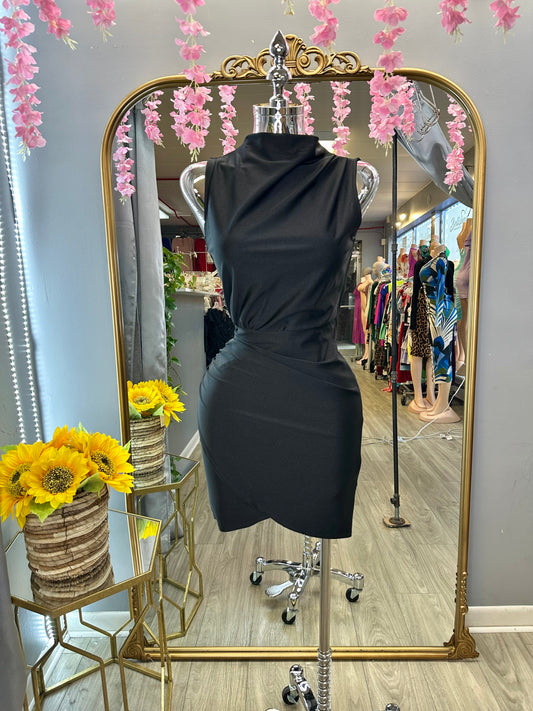 Neon Vibes Dress (Black)