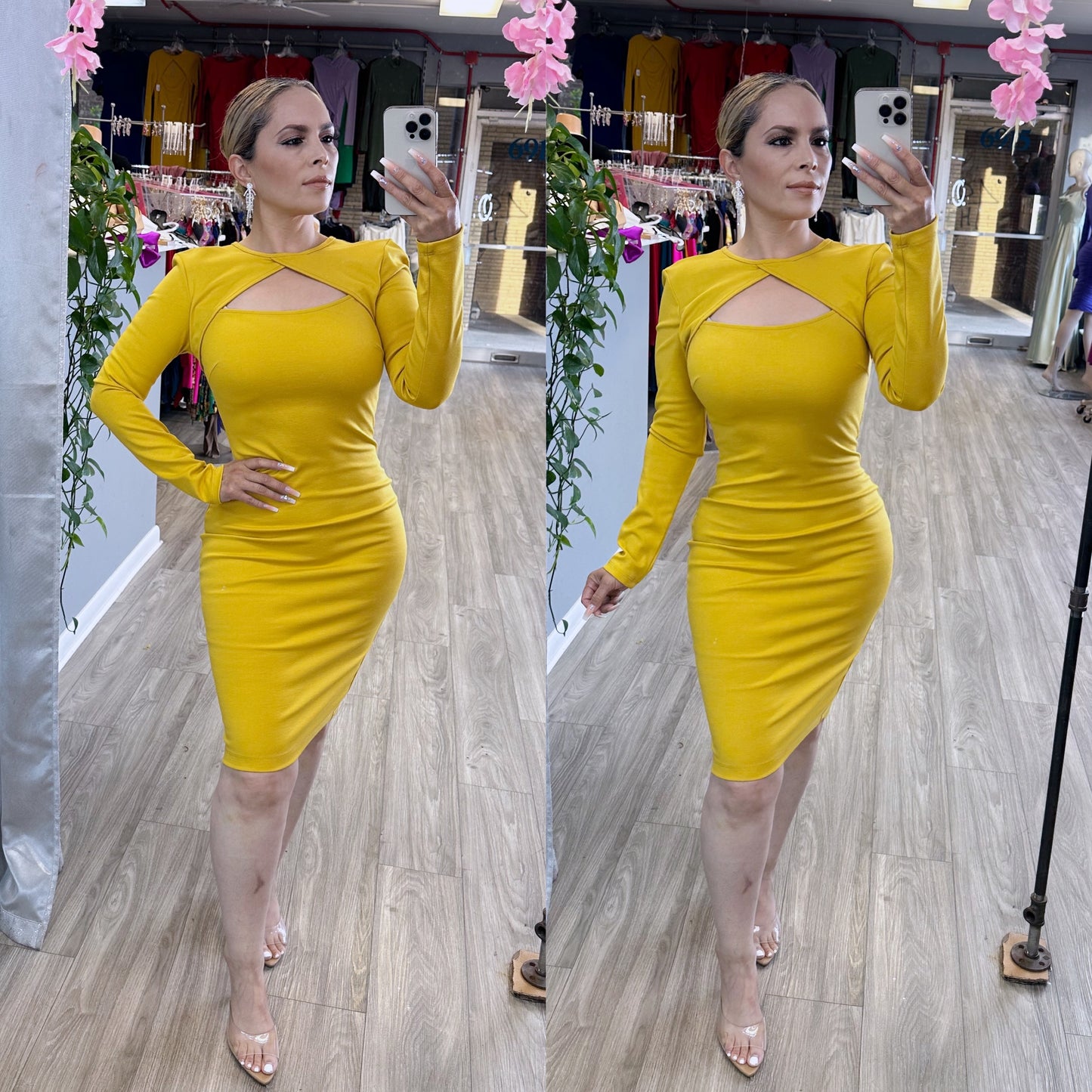 Aylin Dress (Mustard)