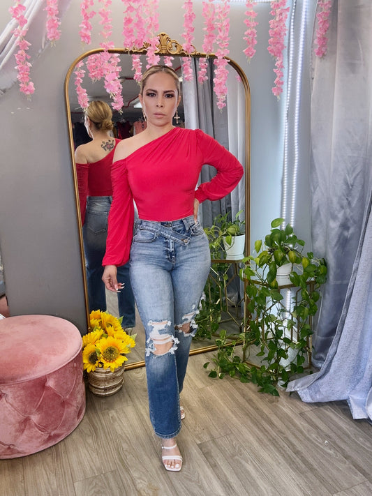 Mónica Bodysuit (Red)