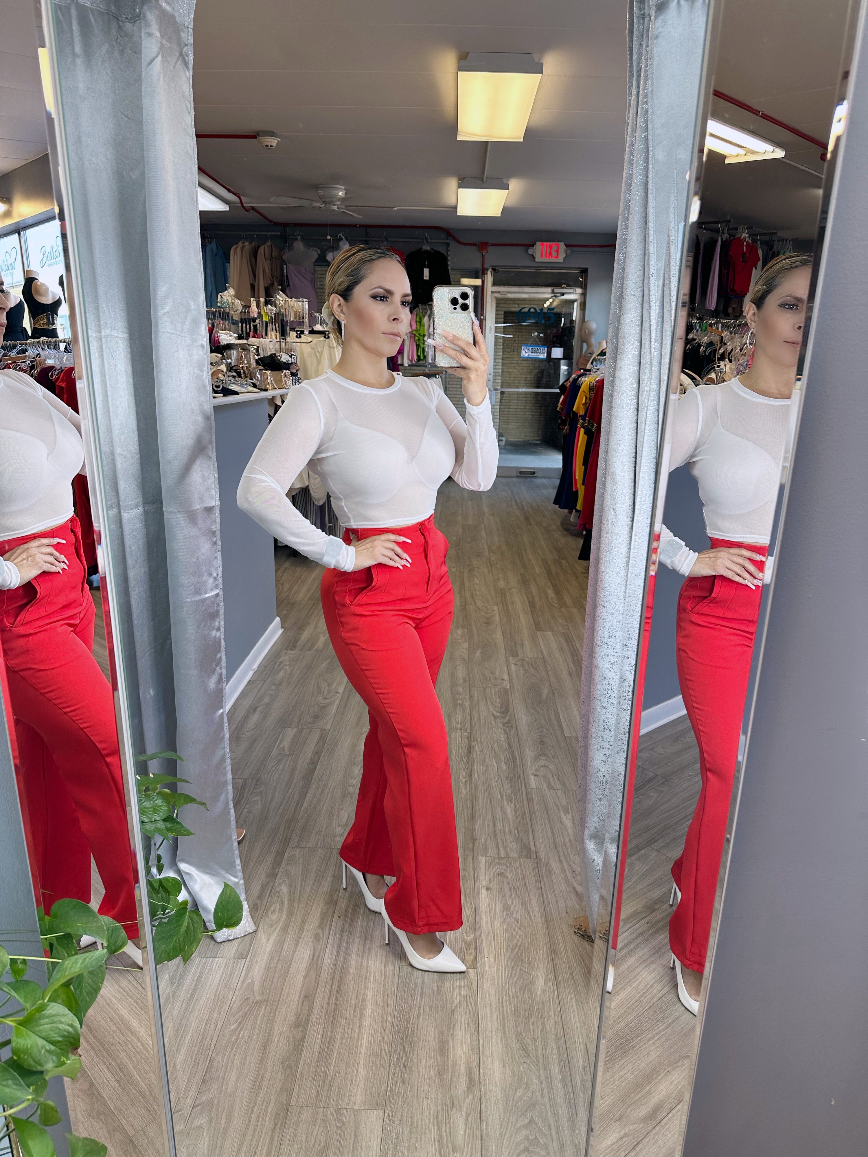 Phase of Trend Regular Fit Women Red, White Trousers - Buy Phase of Trend  Regular Fit Women Red, White Trousers Online at Best Prices in India |  Flipkart.com