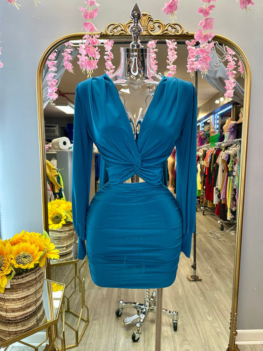 Isabella Dress (Teal)