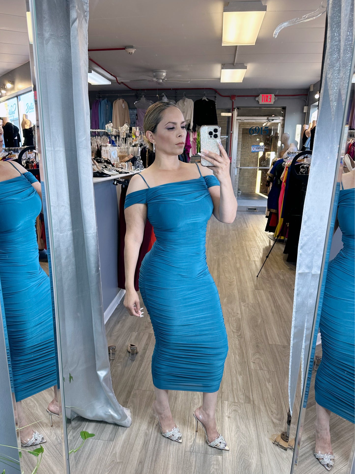 Kianna Dress (Teal)