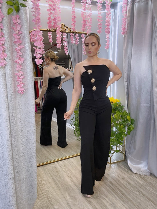 Ximena Jumpsuit (Black)