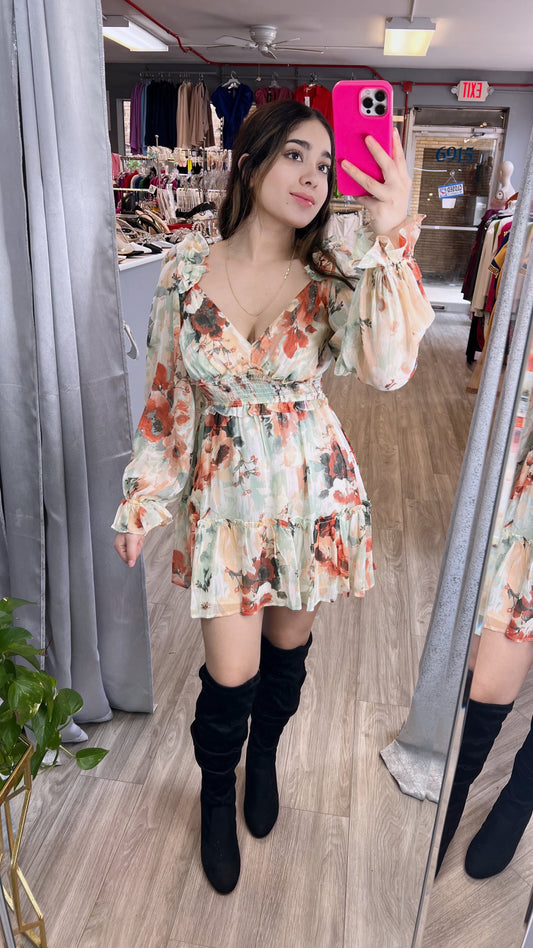 Paraiso Floral Dress