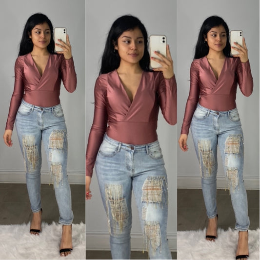 Don’t Deny Bodysuit (Mauve)