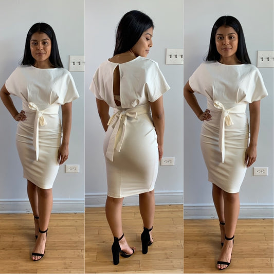 Kristine Dress (Ivory)