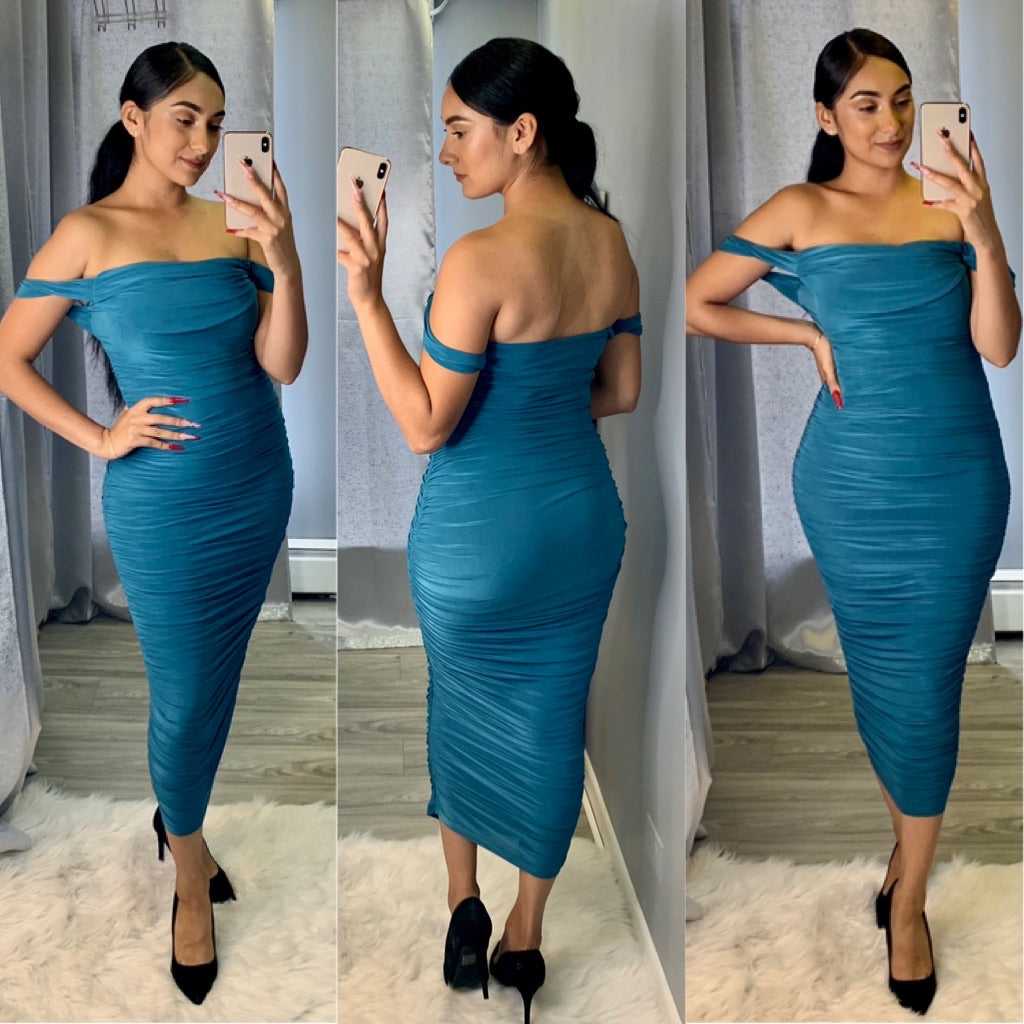 Kianna Dress (Teal)