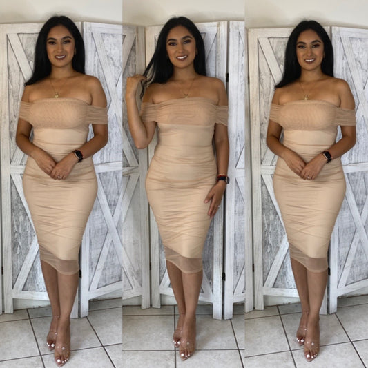 Alyna Dress - Khaki