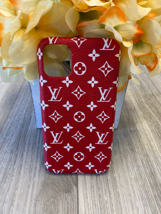 LV Case iPhone 11 (Red)