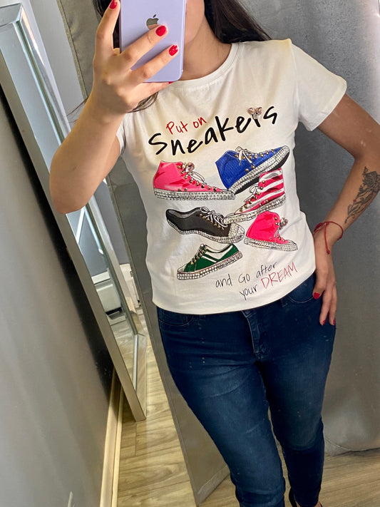 Sneakers Shirt (White)