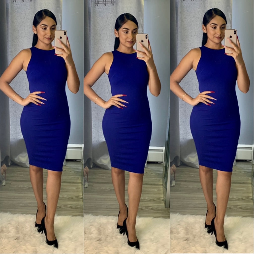 Kimberly Dress (Royal)