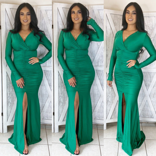 Harper Dress (Green)