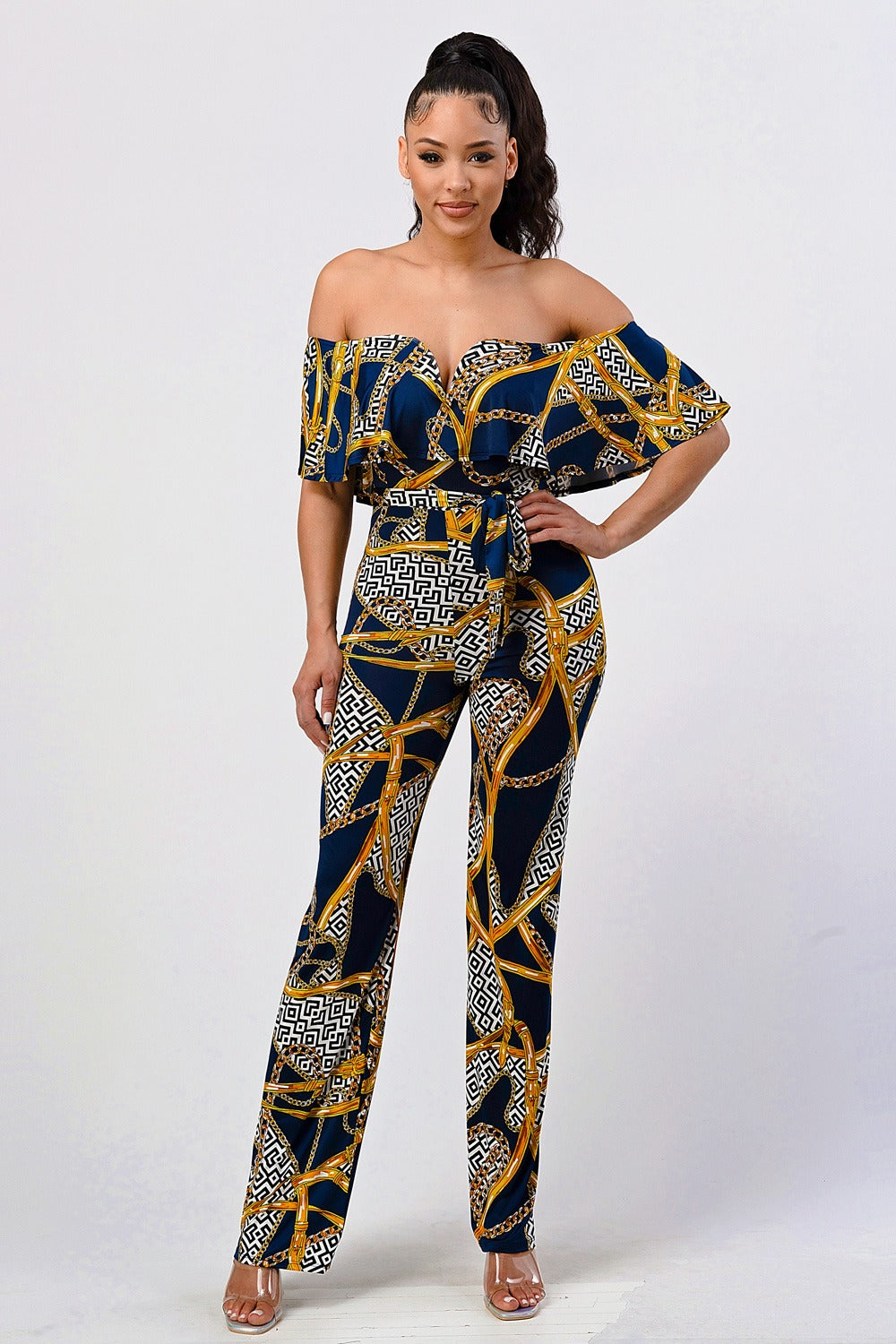 Almost the Weekend Jumpsuit - Navy